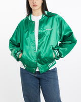 Vintage, 90s, Million, Air, Satin, Bomber, Jacket, The Real Deal, size medium, colour Green, newtown, sydney, australia, thrift store, opshop, preloved, secondhand, sustainable, retro, antique, 70s, 80s, 90s, 2000s, 00s, fashion, clothing, streetwear, trendy, garment, style, boutique, store, shop, archive, sale, cheap, best, top, Jackets