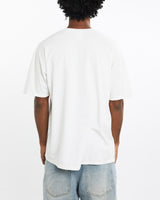 Vintage, Champion, NBA, Philadelphia, 76ers, Tee, The Real Deal, size large, colour White, newtown, sydney, australia, thrift store, opshop, preloved, secondhand, sustainable, retro, antique, 70s, 80s, 90s, 2000s, 00s, fashion, clothing, streetwear, trendy, garment, style, boutique, store, shop, archive, sale, cheap, best, top, T-Shirts