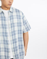 Vintage, Timberland, Short, Sleeve, Button, Up, Shirt, The Real Deal, size extra large, colour Multicolour, newtown, sydney, australia, thrift store, opshop, preloved, secondhand, sustainable, retro, antique, 70s, 80s, 90s, 2000s, 00s, fashion, clothing, streetwear, trendy, garment, style, boutique, store, shop, archive, sale, cheap, best, top, Shirts