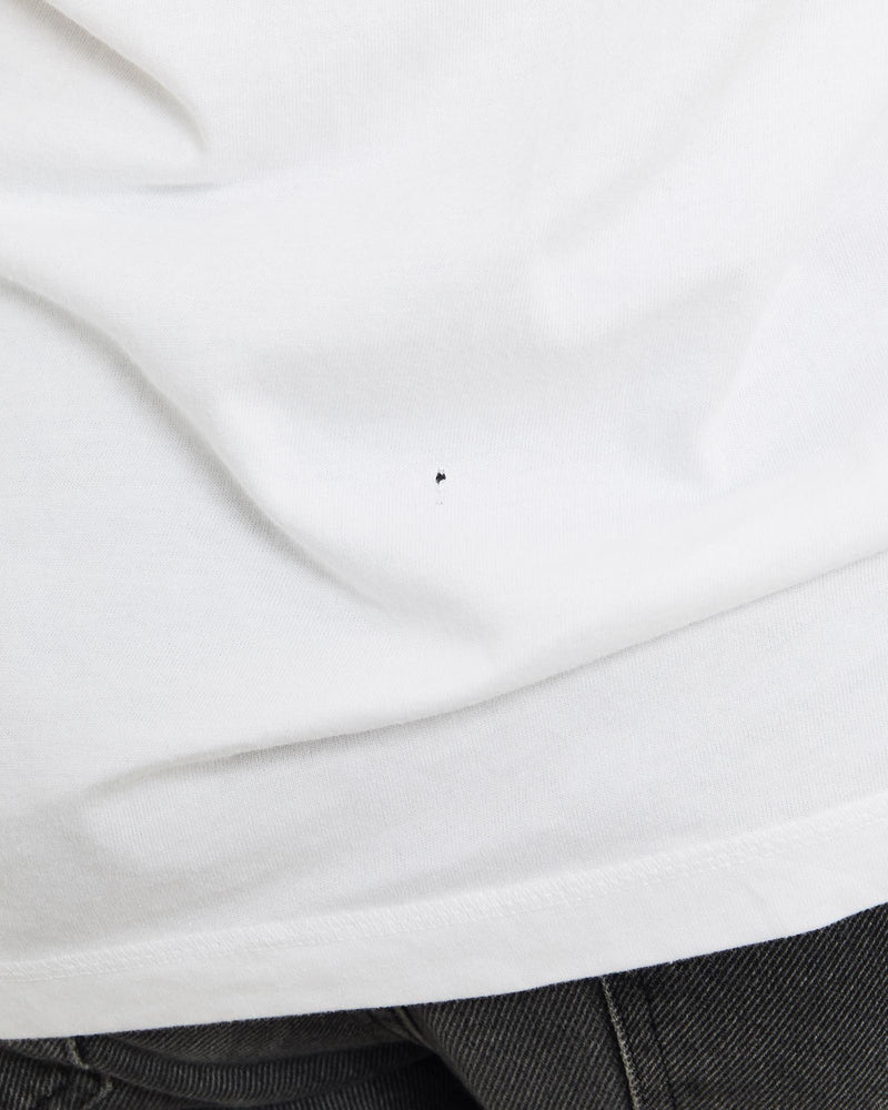 Vintage, 90s, Mickey, Mouse, Walt, Disney, World, Henley, Tee, The Real Deal, size medium, colour White, newtown, sydney, australia, thrift store, opshop, preloved, secondhand, sustainable, retro, antique, 70s, 80s, 90s, 2000s, 00s, fashion, clothing, streetwear, trendy, garment, style, boutique, store, shop, archive, sale, cheap, best, top, T-Shirts