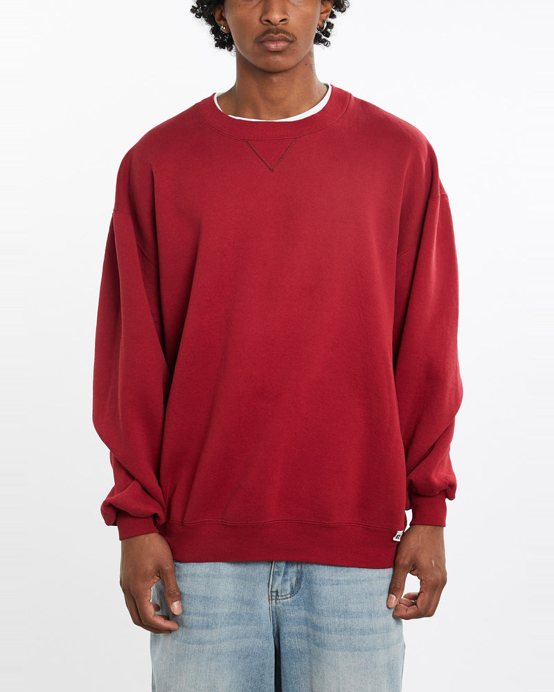 Vintage, 90s, Russell, Athletic, Sweatshirt, The Real Deal, size large, colour Red, newtown, sydney, australia, thrift store, opshop, preloved, secondhand, sustainable, retro, antique, 70s, 80s, 90s, 2000s, 00s, fashion, clothing, streetwear, trendy, garment, style, boutique, store, shop, archive, sale, cheap, best, top, Sweats and hoodies
