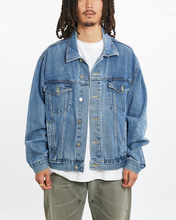 Vintage 90s Wrangler Denim Jacket <br>L , The Real Deal , newtown, sydney, australia, thrift store, opshop, preloved, secondhand, sustainable, retro, antique, 70s, 80s, 90s, 2000s, 00s, fashion, clothing, streetwear, trendy, garment, style, boutique, store, shop, archive, sale, cheap, best, top