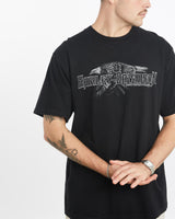 Vintage, Harley, Davidson, Tee, The Real Deal, size extra large, colour Black, newtown, sydney, australia, thrift store, opshop, preloved, secondhand, sustainable, retro, antique, 70s, 80s, 90s, 2000s, 00s, fashion, clothing, streetwear, trendy, garment, style, boutique, store, shop, archive, sale, cheap, best, top, T-Shirts