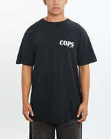 Vintage 1996 Cops TV Tee <br>L , The Real Deal , newtown, sydney, australia, thrift store, opshop, preloved, secondhand, sustainable, retro, antique, 70s, 80s, 90s, 2000s, 00s, fashion, clothing, streetwear, trendy, garment, style, boutique, store, shop, archive, sale, cheap, best, top