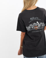 Vintage, Harley, Davidson, Tee, The Real Deal, size extra small, colour Black, newtown, sydney, australia, thrift store, opshop, preloved, secondhand, sustainable, retro, antique, 70s, 80s, 90s, 2000s, 00s, fashion, clothing, streetwear, trendy, garment, style, boutique, store, shop, archive, sale, cheap, best, top, T-Shirts