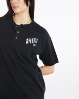 Vintage, 1996, Sturgis, Bike, Rally, Henley, Tee, The Real Deal, size large, colour Black, newtown, sydney, australia, thrift store, opshop, preloved, secondhand, sustainable, retro, antique, 70s, 80s, 90s, 2000s, 00s, fashion, clothing, streetwear, trendy, garment, style, boutique, store, shop, archive, sale, cheap, best, top, T-Shirts