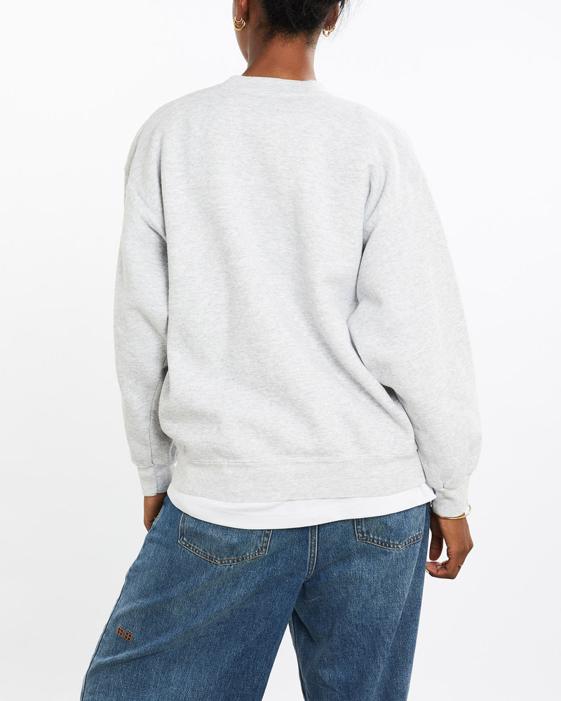 Vintage, 90s, Universal, Studios, Sweatshirt, The Real Deal, size medium, colour Grey, newtown, sydney, australia, thrift store, opshop, preloved, secondhand, sustainable, retro, antique, 70s, 80s, 90s, 2000s, 00s, fashion, clothing, streetwear, trendy, garment, style, boutique, store, shop, archive, sale, cheap, best, top, Sweats and hoodies