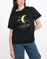 Vintage, 90s, Walt, Disney, World, Pleasure, Island, Tee, The Real Deal, size large, colour Black, newtown, sydney, australia, thrift store, opshop, preloved, secondhand, sustainable, retro, antique, 70s, 80s, 90s, 2000s, 00s, fashion, clothing, streetwear, trendy, garment, style, boutique, store, shop, archive, sale, cheap, best, top, T-Shirts