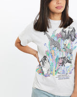 Vintage, 90s, San, Diego, Zoo, Tee, The Real Deal, size double extra small, colour Grey, newtown, sydney, australia, thrift store, opshop, preloved, secondhand, sustainable, retro, antique, 70s, 80s, 90s, 2000s, 00s, fashion, clothing, streetwear, trendy, garment, style, boutique, store, shop, archive, sale, cheap, best, top, T-Shirts