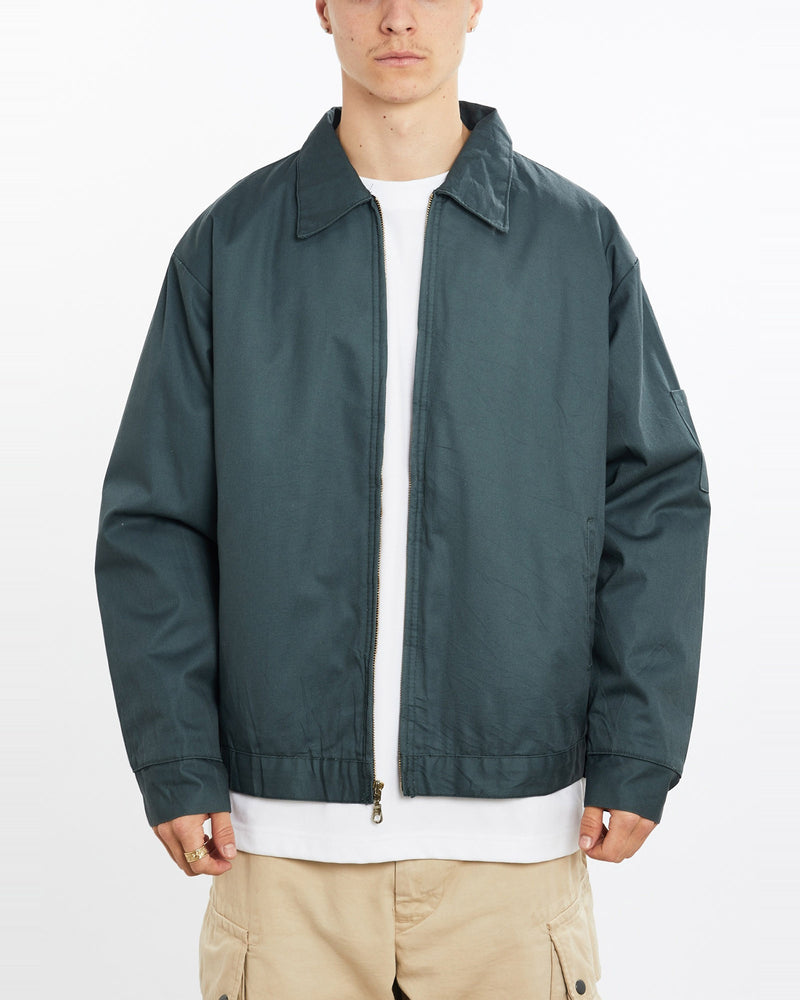 Vintage, Mechanic, Jacket, The Real Deal, size large, colour Green, newtown, sydney, australia, thrift store, opshop, preloved, secondhand, sustainable, retro, antique, 70s, 80s, 90s, 2000s, 00s, fashion, clothing, streetwear, trendy, garment, style, boutique, store, shop, archive, sale, cheap, best, top, Jackets