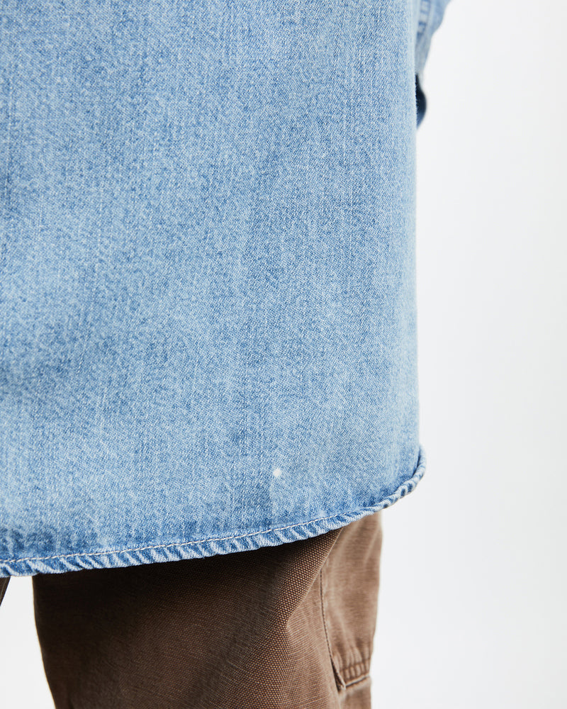 Vintage 90s Levi's Denim Button Up Shirt <br>L , The Real Deal , newtown, sydney, australia, thrift store, opshop, preloved, secondhand, sustainable, retro, antique, 70s, 80s, 90s, 2000s, 00s, fashion, clothing, streetwear, trendy, garment, style, boutique, store, shop, archive, sale, cheap, best, top