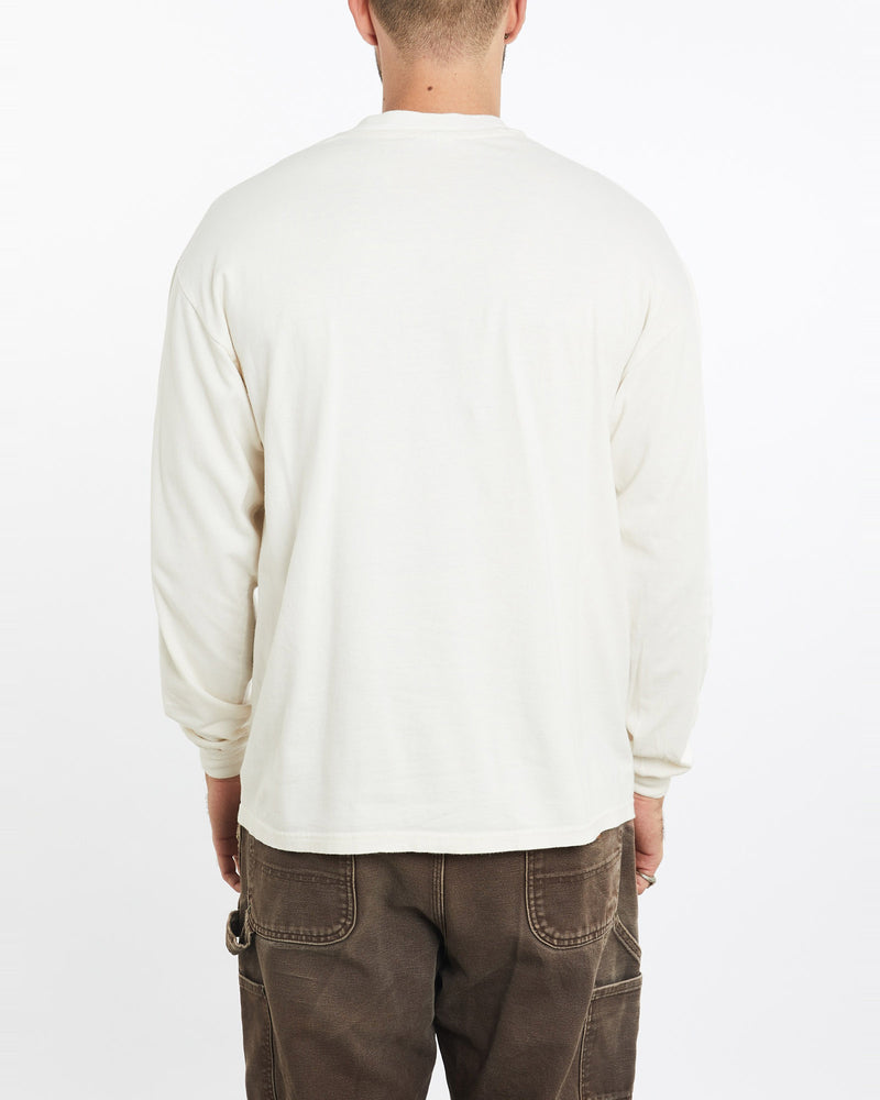 Vintage, 1994, Peter, Pan, Musical, Long, Sleeve, Tee, The Real Deal, size extra large, colour White, newtown, sydney, australia, thrift store, opshop, preloved, secondhand, sustainable, retro, antique, 70s, 80s, 90s, 2000s, 00s, fashion, clothing, streetwear, trendy, garment, style, boutique, store, shop, archive, sale, cheap, best, top, T-Shirts