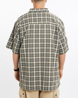 Vintage, 90s, Polo, Ralph, Lauren, Short, Sleeve, Button, Up, Shirt, The Real Deal, size extra large, colour Brown, newtown, sydney, australia, thrift store, opshop, preloved, secondhand, sustainable, retro, antique, 70s, 80s, 90s, 2000s, 00s, fashion, clothing, streetwear, trendy, garment, style, boutique, store, shop, archive, sale, cheap, best, top, Shirts