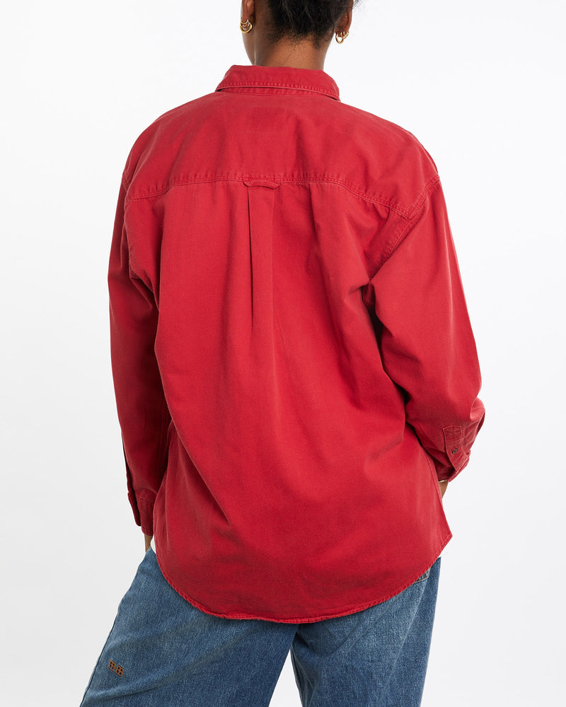 Vintage, 90s, Chaps, Ralph, Lauren, Button, Up, Shirt, The Real Deal, size medium, colour Red, newtown, sydney, australia, thrift store, opshop, preloved, secondhand, sustainable, retro, antique, 70s, 80s, 90s, 2000s, 00s, fashion, clothing, streetwear, trendy, garment, style, boutique, store, shop, archive, sale, cheap, best, top, Shirts