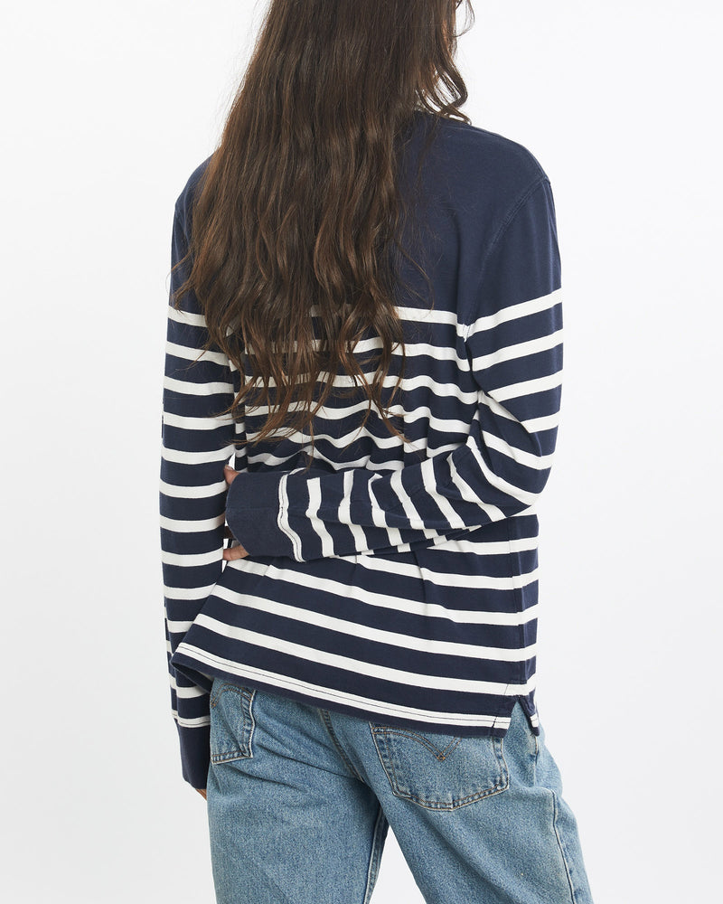 Vintage, 90s, Polo, Ralph, Lauren, Rugby, Shirt, The Real Deal, size small, colour Navy, newtown, sydney, australia, thrift store, opshop, preloved, secondhand, sustainable, retro, antique, 70s, 80s, 90s, 2000s, 00s, fashion, clothing, streetwear, trendy, garment, style, boutique, store, shop, archive, sale, cheap, best, top, Shirts