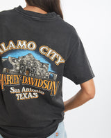 Vintage, 1998, Harley, Davidson, Tee, The Real Deal, size small, colour Black, newtown, sydney, australia, thrift store, opshop, preloved, secondhand, sustainable, retro, antique, 70s, 80s, 90s, 2000s, 00s, fashion, clothing, streetwear, trendy, garment, style, boutique, store, shop, archive, sale, cheap, best, top, T-Shirts