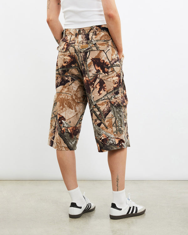 Vintage, Realtree, Camo, Cargo, Shorts, The Real Deal, size 31", colour Green, newtown, sydney, australia, thrift store, opshop, preloved, secondhand, sustainable, retro, antique, 70s, 80s, 90s, 2000s, 00s, fashion, clothing, streetwear, trendy, garment, style, boutique, store, shop, archive, sale, cheap, best, top, Shorts