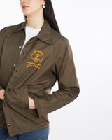 Vintage, 90s, Easter, Seals, Basketball, Coaches, Jacket, The Real Deal, size medium, colour Brown, newtown, sydney, australia, thrift store, opshop, preloved, secondhand, sustainable, retro, antique, 70s, 80s, 90s, 2000s, 00s, fashion, clothing, streetwear, trendy, garment, style, boutique, store, shop, archive, sale, cheap, best, top, Jackets