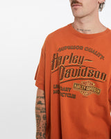 Harley Davidson Tee <br>L , The Real Deal , newtown, sydney, australia, thrift store, opshop, preloved, secondhand, sustainable, retro, antique, 70s, 80s, 90s, 2000s, 00s, fashion, clothing, streetwear, trendy, garment, style, boutique, store, shop, archive, sale, cheap, best, top
