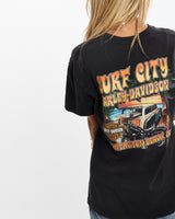 Vintage, Harley, Davidson, Tee, The Real Deal, size small, colour Black, newtown, sydney, australia, thrift store, opshop, preloved, secondhand, sustainable, retro, antique, 70s, 80s, 90s, 2000s, 00s, fashion, clothing, streetwear, trendy, garment, style, boutique, store, shop, archive, sale, cheap, best, top, T-Shirts