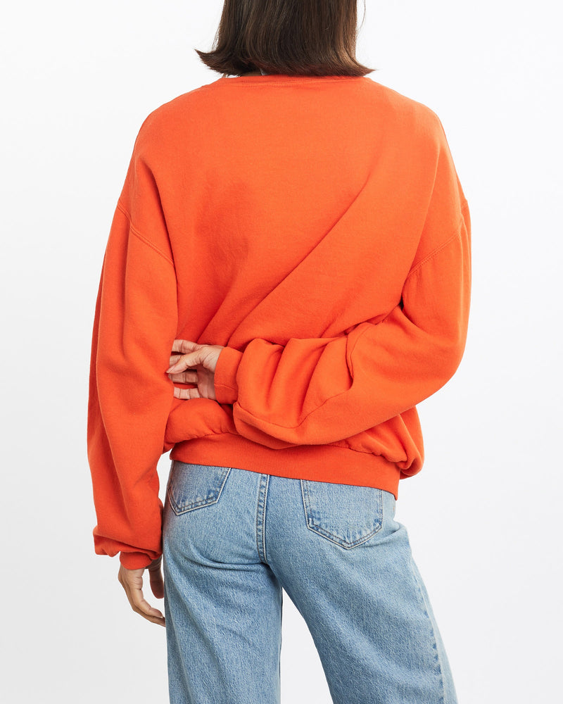 Vintage, NCAA, Plymouth, Panthers, Sweatshirt, The Real Deal, size small, colour Orange, newtown, sydney, australia, thrift store, opshop, preloved, secondhand, sustainable, retro, antique, 70s, 80s, 90s, 2000s, 00s, fashion, clothing, streetwear, trendy, garment, style, boutique, store, shop, archive, sale, cheap, best, top, Sweats and hoodies