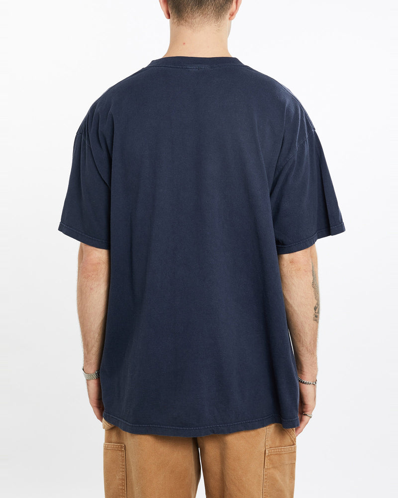 Vintage, 90s, NFL, Dallas, Cowboys, Tee, The Real Deal, size extra large, colour Navy, newtown, sydney, australia, thrift store, opshop, preloved, secondhand, sustainable, retro, antique, 70s, 80s, 90s, 2000s, 00s, fashion, clothing, streetwear, trendy, garment, style, boutique, store, shop, archive, sale, cheap, best, top, T-Shirts