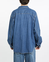 Vintage, Levi's, Denim, Button, Up, Shirt, The Real Deal, size extra large, colour Blue, newtown, sydney, australia, thrift store, opshop, preloved, secondhand, sustainable, retro, antique, 70s, 80s, 90s, 2000s, 00s, fashion, clothing, streetwear, trendy, garment, style, boutique, store, shop, archive, sale, cheap, best, top, Shirts