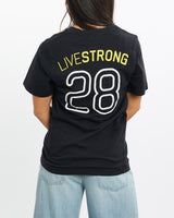 Vintage, Nike, Live, Strong, Sport, Tee, The Real Deal, size double extra small, colour Black, newtown, sydney, australia, thrift store, opshop, preloved, secondhand, sustainable, retro, antique, 70s, 80s, 90s, 2000s, 00s, fashion, clothing, streetwear, trendy, garment, style, boutique, store, shop, archive, sale, cheap, best, top, T-Shirts