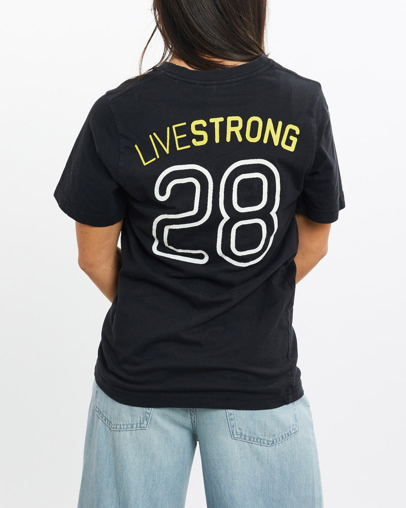 Vintage, Nike, Live, Strong, Sport, Tee, The Real Deal, size double extra small, colour Black, newtown, sydney, australia, thrift store, opshop, preloved, secondhand, sustainable, retro, antique, 70s, 80s, 90s, 2000s, 00s, fashion, clothing, streetwear, trendy, garment, style, boutique, store, shop, archive, sale, cheap, best, top, T-Shirts