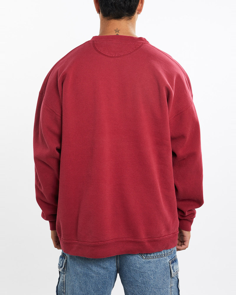 Vintage, 90s, Boston, College, Eagles, Sweatshirt, The Real Deal, size extra large, colour Burgundy, newtown, sydney, australia, thrift store, opshop, preloved, secondhand, sustainable, retro, antique, 70s, 80s, 90s, 2000s, 00s, fashion, clothing, streetwear, trendy, garment, style, boutique, store, shop, archive, sale, cheap, best, top, Sweats and hoodies