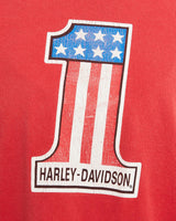 Vintage, Harley, Davidson, Tee, The Real Deal, size extra small, colour Red, newtown, sydney, australia, thrift store, opshop, preloved, secondhand, sustainable, retro, antique, 70s, 80s, 90s, 2000s, 00s, fashion, clothing, streetwear, trendy, garment, style, boutique, store, shop, archive, sale, cheap, best, top, T-Shirts