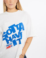 Vintage, 80s, Pepsi, Cola, Tee, The Real Deal, size medium, colour White, newtown, sydney, australia, thrift store, opshop, preloved, secondhand, sustainable, retro, antique, 70s, 80s, 90s, 2000s, 00s, fashion, clothing, streetwear, trendy, garment, style, boutique, store, shop, archive, sale, cheap, best, top, T-Shirts