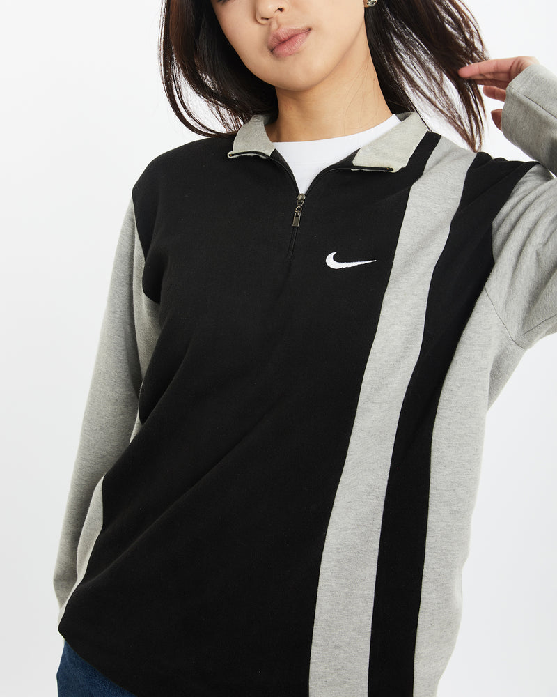 Vintage 90s Nike Quarter Zip Sweatshirt <br>S , The Real Deal , newtown, sydney, australia, thrift store, opshop, preloved, secondhand, sustainable, retro, antique, 70s, 80s, 90s, 2000s, 00s, fashion, clothing, streetwear, trendy, garment, style, boutique, store, shop, archive, sale, cheap, best, top