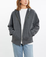 Vintage, 90s, Polo, Ralph, Lauren, Full, Zip, Hooded, Sweatshirt, The Real Deal, size medium, colour Grey, newtown, sydney, australia, thrift store, opshop, preloved, secondhand, sustainable, retro, antique, 70s, 80s, 90s, 2000s, 00s, fashion, clothing, streetwear, trendy, garment, style, boutique, store, shop, archive, sale, cheap, best, top, Sweats and hoodies