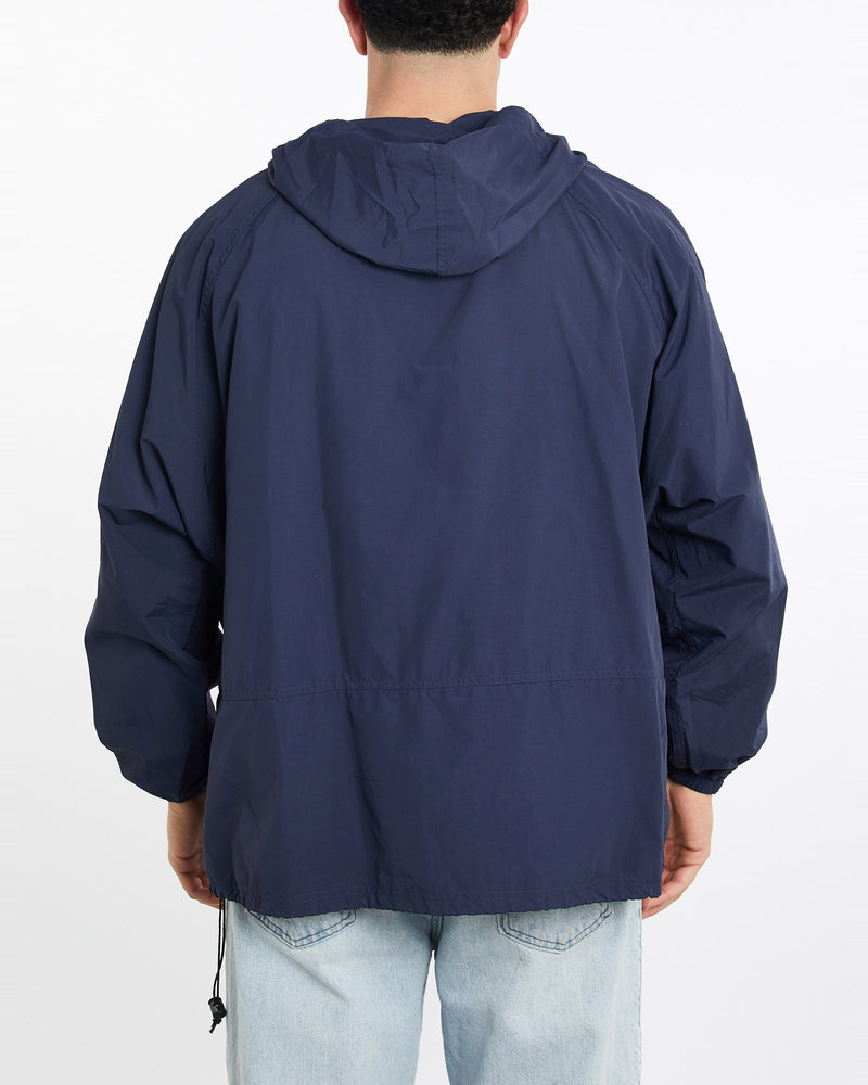 Vintage, L.L., Bean, Windbreaker, Jacket, The Real Deal, size double extra large, colour Navy, newtown, sydney, australia, thrift store, opshop, preloved, secondhand, sustainable, retro, antique, 70s, 80s, 90s, 2000s, 00s, fashion, clothing, streetwear, trendy, garment, style, boutique, store, shop, archive, sale, cheap, best, top, Jackets