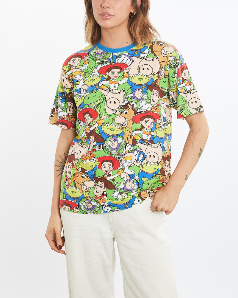 Vintage Disney Toy Story 'Tokyo Resort' Tee <br>M , The Real Deal , newtown, sydney, australia, thrift store, opshop, preloved, secondhand, sustainable, retro, antique, 70s, 80s, 90s, 2000s, 00s, fashion, clothing, streetwear, trendy, garment, style, boutique, store, shop, archive, sale, cheap, best, top