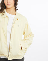 Vintage, 90s, Polo, Ralph, Lauren, Harrington, Jacket, The Real Deal, size medium, colour Yellow, newtown, sydney, australia, thrift store, opshop, preloved, secondhand, sustainable, retro, antique, 70s, 80s, 90s, 2000s, 00s, fashion, clothing, streetwear, trendy, garment, style, boutique, store, shop, archive, sale, cheap, best, top, Jackets