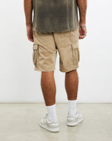 Vintage, Wrangler, Cargo, Shorts, The Real Deal, size 35", colour Brown, newtown, sydney, australia, thrift store, opshop, preloved, secondhand, sustainable, retro, antique, 70s, 80s, 90s, 2000s, 00s, fashion, clothing, streetwear, trendy, garment, style, boutique, store, shop, archive, sale, cheap, best, top, Shorts