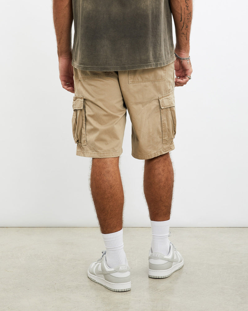 Vintage, Wrangler, Cargo, Shorts, The Real Deal, size 35", colour Brown, newtown, sydney, australia, thrift store, opshop, preloved, secondhand, sustainable, retro, antique, 70s, 80s, 90s, 2000s, 00s, fashion, clothing, streetwear, trendy, garment, style, boutique, store, shop, archive, sale, cheap, best, top, Shorts