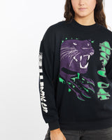 Vintage, 90s, Arctic, Cat, Snowmobiles, Sweatshirt, The Real Deal, size medium, colour Black, newtown, sydney, australia, thrift store, opshop, preloved, secondhand, sustainable, retro, antique, 70s, 80s, 90s, 2000s, 00s, fashion, clothing, streetwear, trendy, garment, style, boutique, store, shop, archive, sale, cheap, best, top, Sweats and hoodies