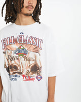 Vintage MLB World Series Tee <br>XL , The Real Deal , newtown, sydney, australia, thrift store, opshop, preloved, secondhand, sustainable, retro, antique, 70s, 80s, 90s, 2000s, 00s, fashion, clothing, streetwear, trendy, garment, style, boutique, store, shop, archive, sale, cheap, best, top