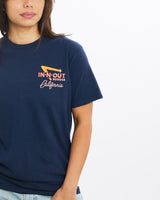 Vintage, In-N-Out, Burger, Tee, The Real Deal, size double extra small, colour Navy, newtown, sydney, australia, thrift store, opshop, preloved, secondhand, sustainable, retro, antique, 70s, 80s, 90s, 2000s, 00s, fashion, clothing, streetwear, trendy, garment, style, boutique, store, shop, archive, sale, cheap, best, top, T-Shirts