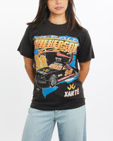 Vintage, 90s, Gerald, Wilkerson, Racing, Tee, The Real Deal, size double extra small, colour Black, newtown, sydney, australia, thrift store, opshop, preloved, secondhand, sustainable, retro, antique, 70s, 80s, 90s, 2000s, 00s, fashion, clothing, streetwear, trendy, garment, style, boutique, store, shop, archive, sale, cheap, best, top, T-Shirts