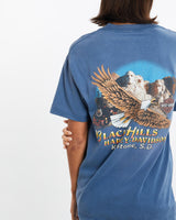 Vintage, Harley, Davidson, Tee, The Real Deal, size small, colour Blue, newtown, sydney, australia, thrift store, opshop, preloved, secondhand, sustainable, retro, antique, 70s, 80s, 90s, 2000s, 00s, fashion, clothing, streetwear, trendy, garment, style, boutique, store, shop, archive, sale, cheap, best, top, T-Shirts