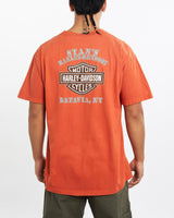 Vintage, Harley, Davidson, Tee, The Real Deal, size large, colour Orange, newtown, sydney, australia, thrift store, opshop, preloved, secondhand, sustainable, retro, antique, 70s, 80s, 90s, 2000s, 00s, fashion, clothing, streetwear, trendy, garment, style, boutique, store, shop, archive, sale, cheap, best, top, T-Shirts