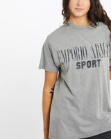 Vintage, Emporio, Armani, Sport, Tee, The Real Deal, size medium, colour Grey, newtown, sydney, australia, thrift store, opshop, preloved, secondhand, sustainable, retro, antique, 70s, 80s, 90s, 2000s, 00s, fashion, clothing, streetwear, trendy, garment, style, boutique, store, shop, archive, sale, cheap, best, top, T-Shirts