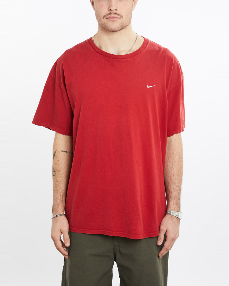 Vintage, Nike, Tee, The Real Deal, size extra large, colour Red, newtown, sydney, australia, thrift store, opshop, preloved, secondhand, sustainable, retro, antique, 70s, 80s, 90s, 2000s, 00s, fashion, clothing, streetwear, trendy, garment, style, boutique, store, shop, archive, sale, cheap, best, top, T-Shirts