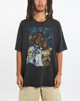 Vintage 90s Horse Wildlife Tee <br>L , The Real Deal , newtown, sydney, australia, thrift store, opshop, preloved, secondhand, sustainable, retro, antique, 70s, 80s, 90s, 2000s, 00s, fashion, clothing, streetwear, trendy, garment, style, boutique, store, shop, archive, sale, cheap, best, top