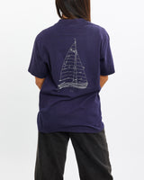 Vintage, 1983, America's, Cup, Sailing, Tee, The Real Deal, size extra small, colour White, newtown, sydney, australia, thrift store, opshop, preloved, secondhand, sustainable, retro, antique, 70s, 80s, 90s, 2000s, 00s, fashion, clothing, streetwear, trendy, garment, style, boutique, store, shop, archive, sale, cheap, best, top, T-Shirts