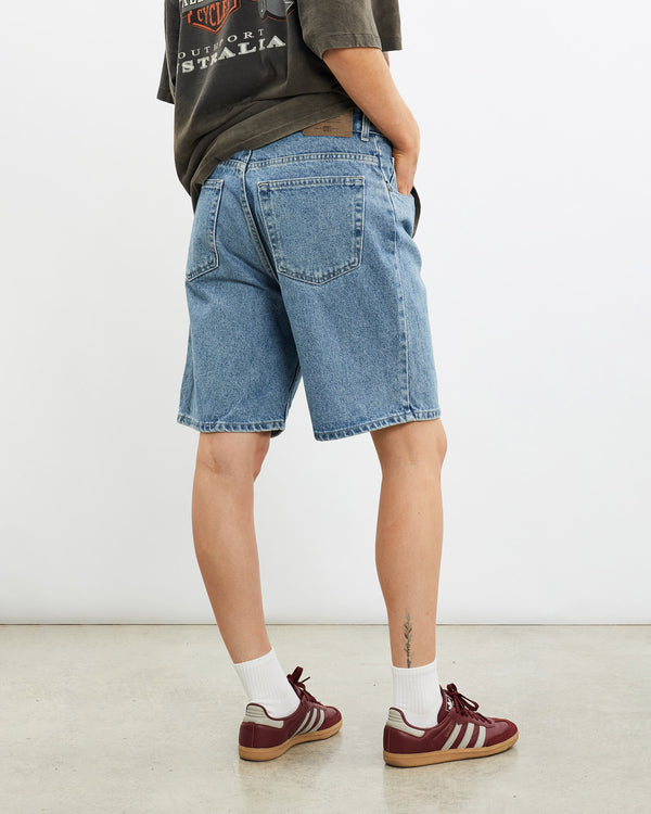 Vintage, Faded, Glory, Denim, Shorts, The Real Deal, size 31", colour Blue, newtown, sydney, australia, thrift store, opshop, preloved, secondhand, sustainable, retro, antique, 70s, 80s, 90s, 2000s, 00s, fashion, clothing, streetwear, trendy, garment, style, boutique, store, shop, archive, sale, cheap, best, top, Shorts